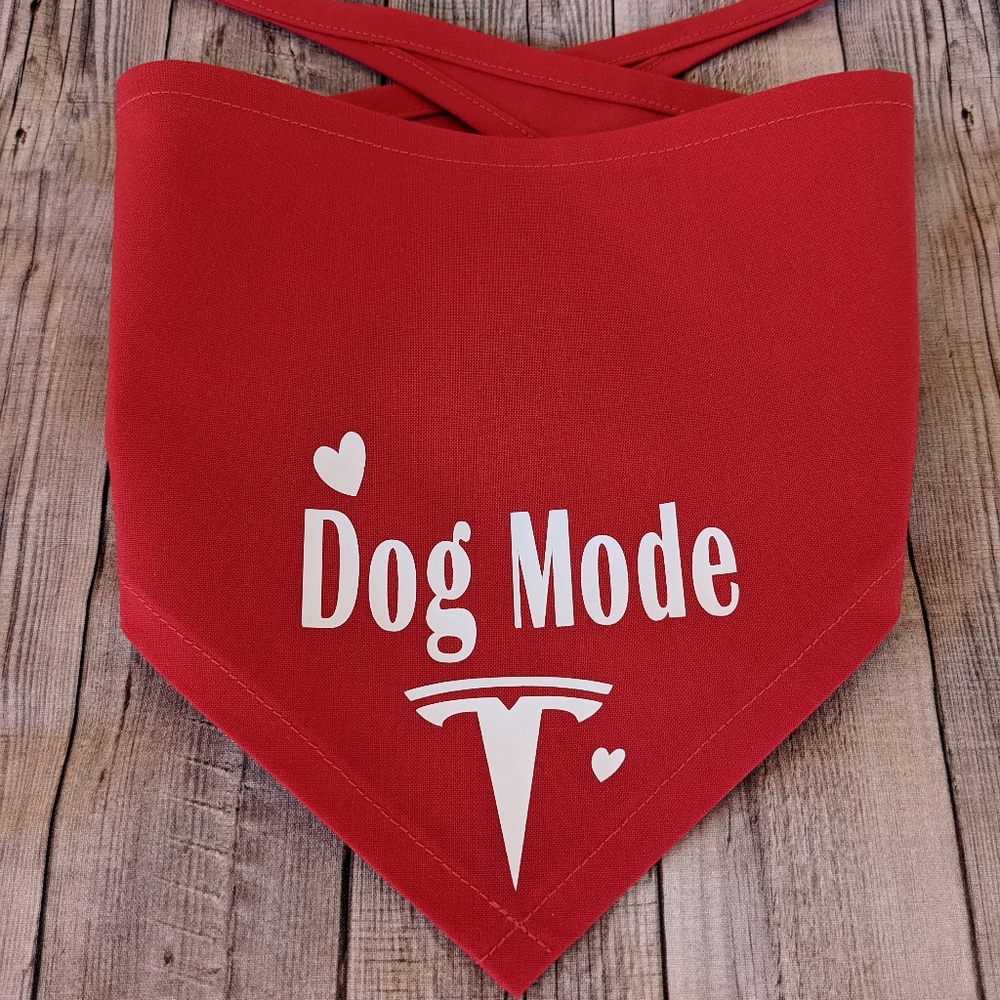 3 TESLA Dog Bandanas by UrbanPetStore, Brand New!